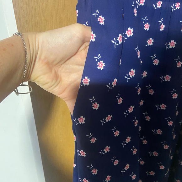 JCrew midi. . Pockets. Machine wash. 100% polyester but feels like silk. - Picture 3 of 3